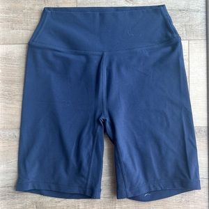 Size 4 navy biker shorts